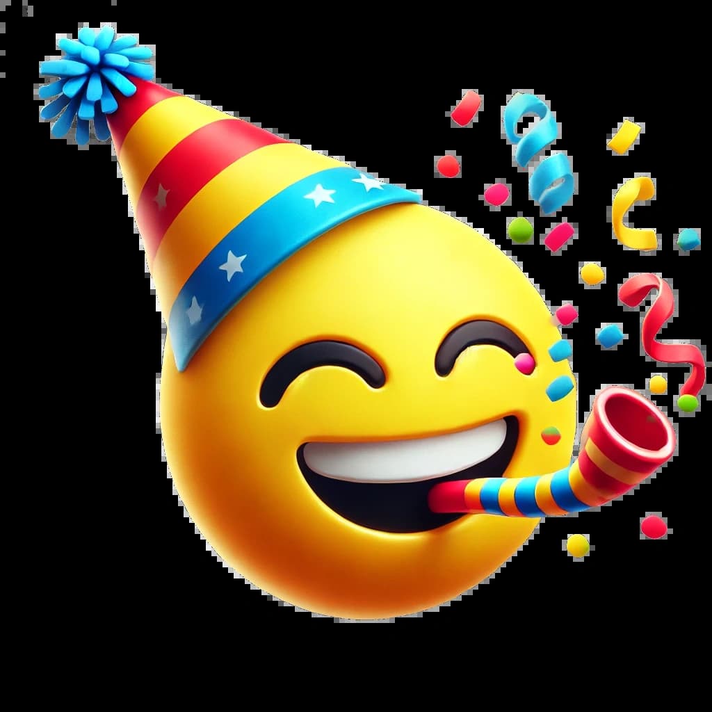 Святковий смайлик Святковий смайлик