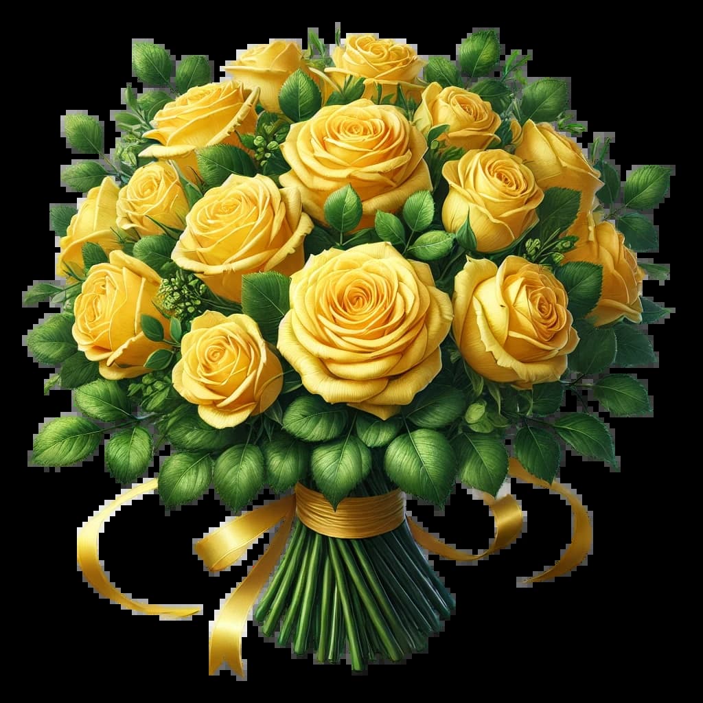 Букет жовтих троянд Букет жовтих троянд