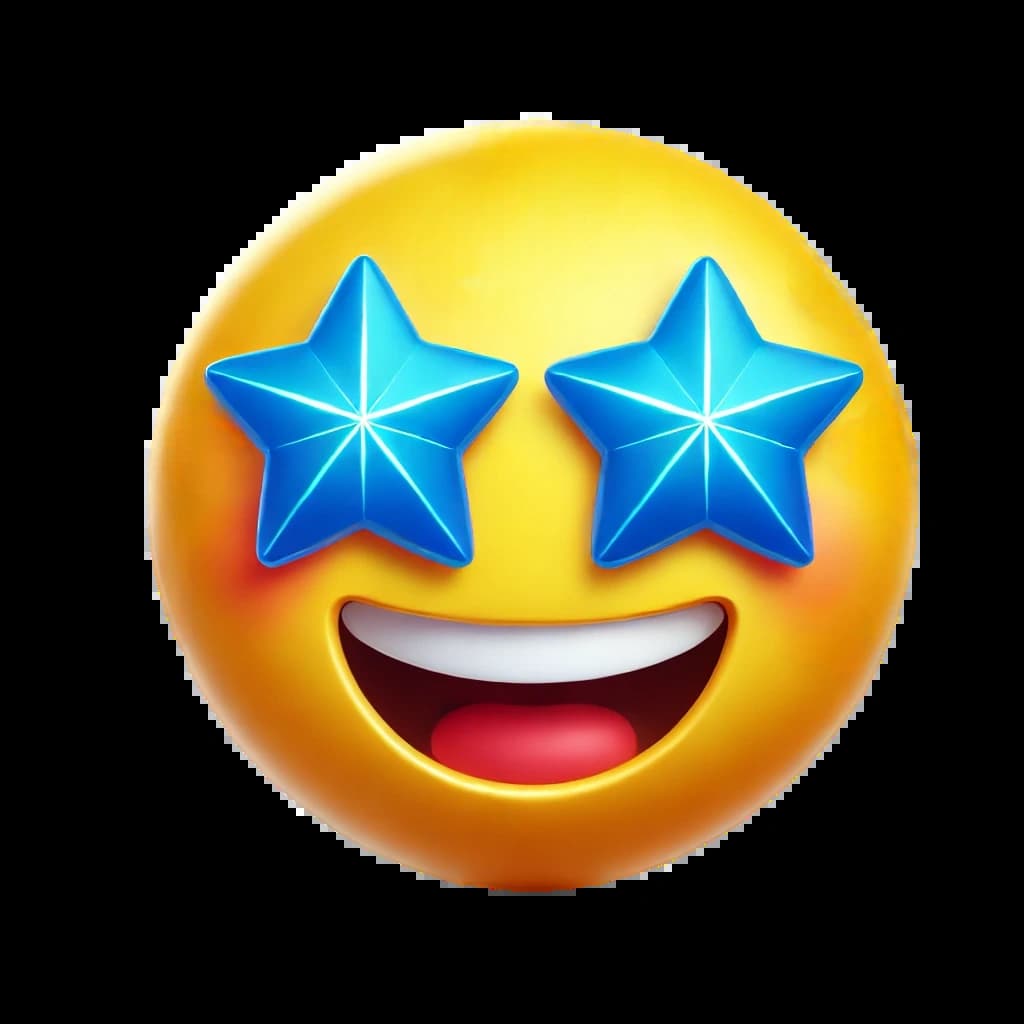 Смайлик із зоряними очима Смайлик із зоряними очима